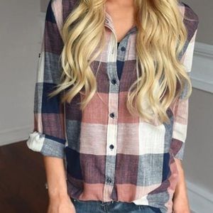 Maurices Flannel Size Lg